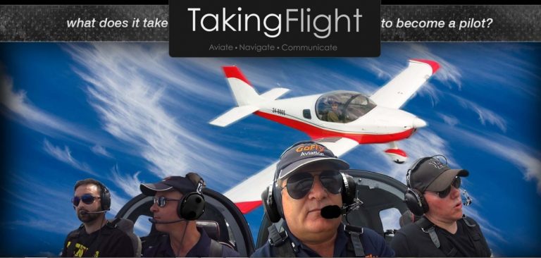 Taking Flight is a reality show set at GoFly Aviation in Caloundra