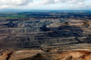 open cut coal mine